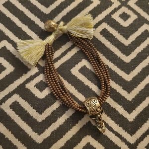 Beaded Skull Bracelet